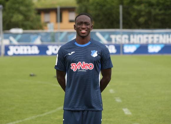 Denis Donkor TSG Hoffeheim II TSG Hoffenheim 2 U23 Porträttermin 2025 2026 Zuzenhausen, GER, 15 07 2025 ,Soccer 3 Liga 2025 2026