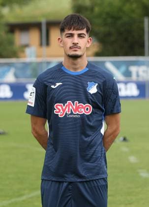 Leonard Krasniqi TSG Hoffeheim II TSG Hoffenheim 2 U23 Porträttermin 2025 2026 Zuzenhausen, GER, 15 07 2025 ,Soccer 3 Liga 2025 2026
