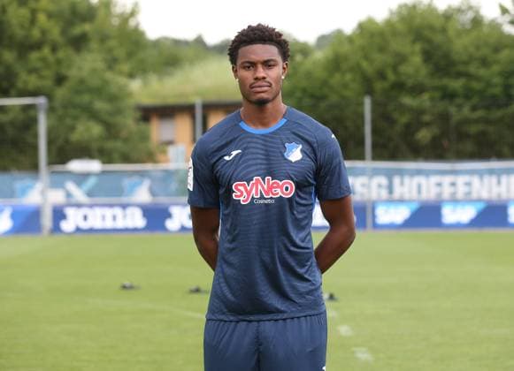 Kelven Frees TSG Hoffeheim II TSG Hoffenheim 2 U23 Porträttermin 2025 2026 Zuzenhausen, GER, 15 07 2025 ,Soccer 3 Liga 2025 2026