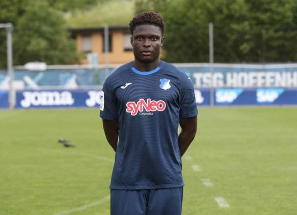 Blessing Makanda TSG Hoffeheim II TSG Hoffenheim 2 U23 Porträttermin 2025 2026 Zuzenhausen, GER, 15 07 2025 ,Soccer 3 Liga 2025 2026