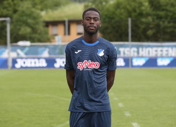 Simon Kalambayi TSG Hoffeheim II TSG Hoffenheim 2 U23 Porträttermin 2025 2026 Zuzenhausen, GER, 15 07 2025 ,Soccer 3 Liga 2025 2026