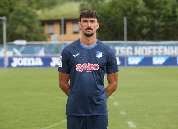 Arian Llugiqi TSG Hoffenheim II TSG Hoffenheim 2 U23 Porträttermin 2025 2026 Zuzenhausen, GER, 15 07 2025 ,Soccer 3 Liga 2025 2026