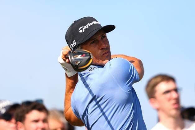The 153rd Open Championship, Royal Portrush Golf Club, Co. Antrim 16 7 2025 Thorbjorn Olesen tees off at the 14th Thorbjorn Olesen tees off at the 14th 16 7 2025  Copyright: x INPHO BenxBradyx BB3_5889_1