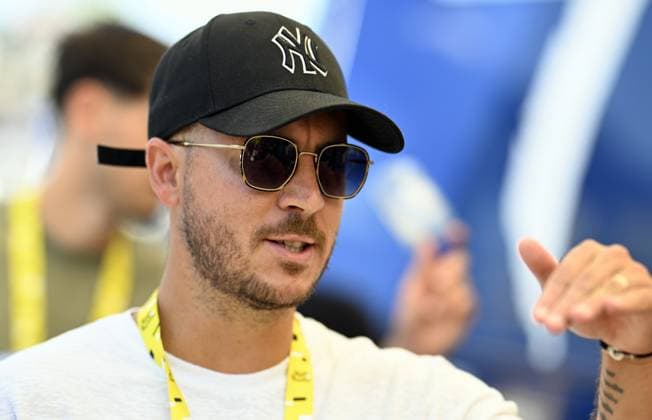 Eden Hazard pictured at the start of stage 11 of the 2025 Tour de France cycling, from and to Toulouse (154km), on Wednesday 16 July 2025 in France. The 112th edition of the Tour de France starts on Saturday 5 July in Lille, France, and will finish in Paris, France on the 27th of July. JASPERxJACOBS  x129368352x