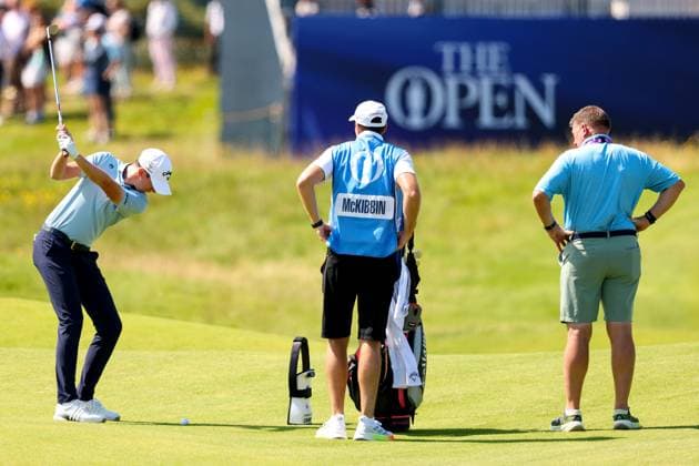 The 153rd Open Championship, Royal Portrush Golf Club, Co. Antrim 16 7 2025 Tom McKibbin on the 12th fairway Tom McKibbin on the 12th fairway 16 7 2025  Copyright: x INPHO BenxBradyx BB3_6559