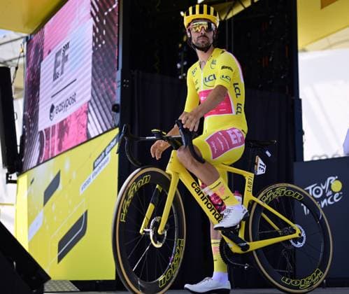 Irish Ben Healy of EF Education-EasyPost pictured at the start of stage 11 of the 2025 Tour de France cycling, from and to Toulouse (154km), on Wednesday 16 July 2025 in France. The 112th edition of the Tour de France starts on Saturday 5 July in Lille, France, and will finish in Paris, France on the 27th of July. DIRKxWAEM  x129369694x