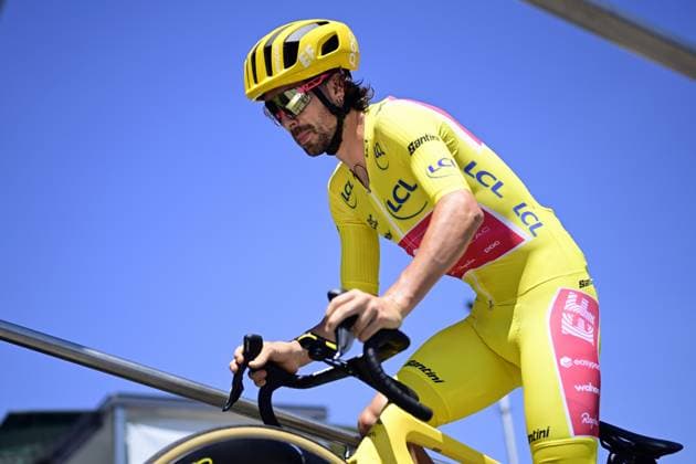 Irish Ben Healy of EF Education-EasyPost pictured at the start of stage 11 of the 2025 Tour de France cycling, from and to Toulouse (154km), on Wednesday 16 July 2025 in France. The 112th edition of the Tour de France starts on Saturday 5 July in Lille, France, and will finish in Paris, France on the 27th of July. DIRKxWAEM  x129370276x
