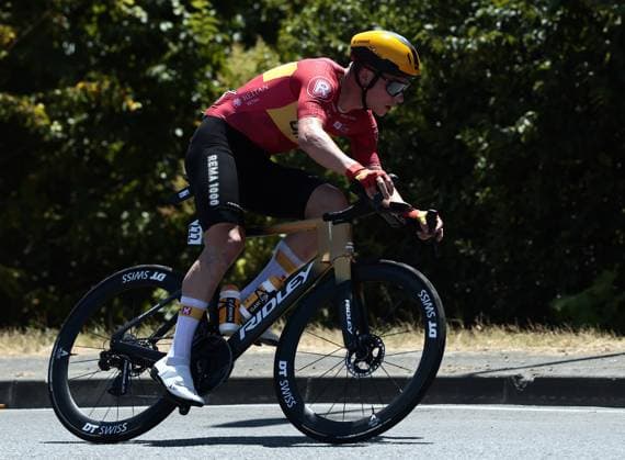 Norwegian Jonas Abrahamsen of Uno-X Mobility pictured in action during stage 11 of the 2025 Tour de France cycling, from and to Toulouse (154km), on Wednesday 16 July 2025 in France. The 112th edition of the Tour de France starts on Saturday 5 July in Lille, France, and will finish in Paris, France on the 27th of July. POOLxLUCAxBETTINI  x129370678x