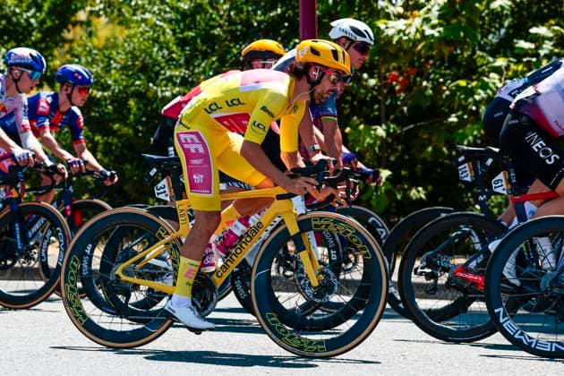 Tour de France 2025 Stage 11 TOULOUSE, FRANCE - JULY 16 : Healy Ben (IRL) of EF Education - EasyPost in action pictured during stage 11 of the 112th edition of Tour de France an UCI World Tour 2.UWT cycling road race stage for Men Elite of 154 km with start in Toulouse and finish in Toulouse on July 16, 2025 in Toulouse, France, 16 07 2025 ( Motordriver Kenny Verfaillie - Toulouse France  Copyright: xLucaxBettinix