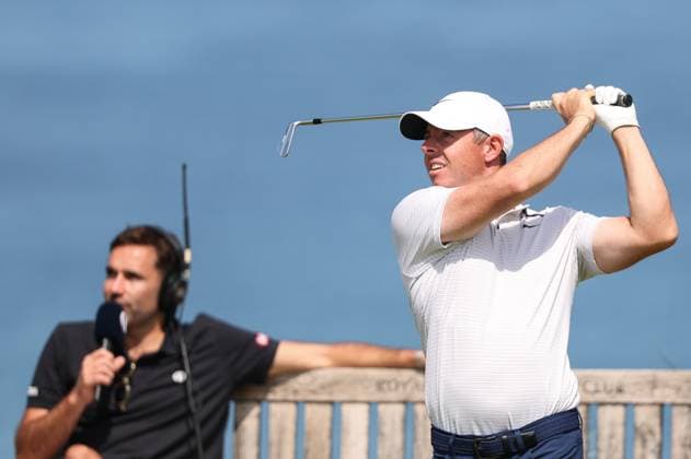 The 153rd Open Championship, Royal Portrush Golf Club, Co. Antrim 16 7 2025 Rory McIlroy tees off from the 6th Rory McIlroy tees off from the 6th 16 7 2025  Copyright: x INPHO BenxBradyx BB3_7367_2