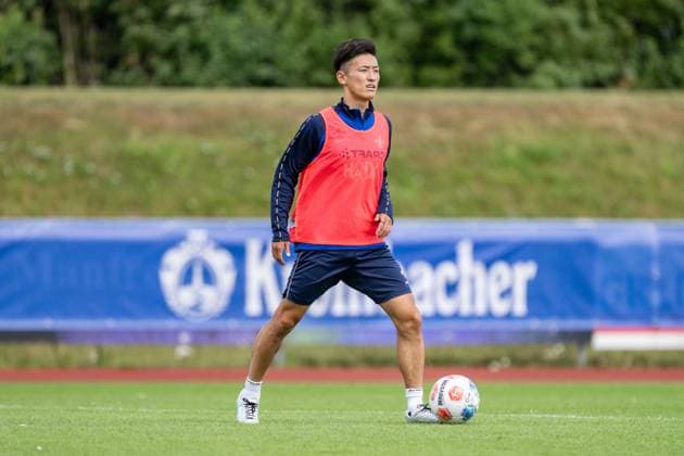 Hiroki Akiyama SV Darmstadt 98 on the ball, SV Darmstadt 98, football, 2 Bundesliga, training camp, 7 day, 16 07 2025 SV Darmstadt 98, football, 2 Bundesliga, training camp, 7 day, 16 07 2025 Bad Wörishofen Copyright: xEibner-Pressefoto FlorianxWiegandx EP_FWD