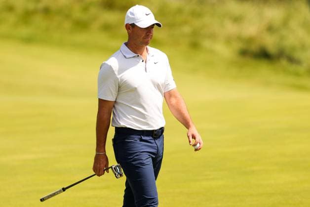 The 153rd Open Championship, Royal Portrush Golf Club, Co. Antrim 16 7 2025 Rory McIlroy on the 5th green Rory McIlroy on the 5th green 16 7 2025  Copyright: x INPHO BenxBradyx BB3_6893