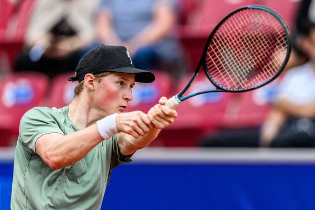 250716 Elmer Moller of Denmark during day 4 of the Nordea Open on July 16, 2025 in Bastad Photo Mathilda Schuler BILDBYRAN kod MA MA0847 tennis atp 250 nordea open bbeng  Copyright: MATHILDAxSCHULER BB250716MA027
