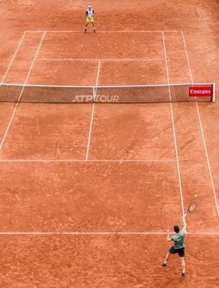 250716 Filip Misolic of Austria and Elmer Moller of Denmark during day 4 of the Nordea Open on July 16, 2025 in Bastad Photo Mathilda Schuler BILDBYRAN kod MA MA0847 tennis atp 250 nordea open bbeng  Copyright: MATHILDAxSCHULER BB250716MA033