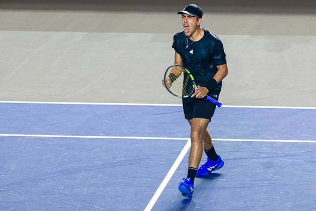 LOS CABOS TENNIS OPEN 2025 LOS CABOS TENNIS OPEN 2025 MCCABE VS ALVAREZ 15072025 LOS CABOS, BAJA CALIFORNIA, MEXICO Photo of James McCabe of Australia, during Los Cabos Tennis Open 2025 held at the Mextenis Stadium of the Cabo Sports Complex of Los Cabos, Baja California, Mexico Photo of James McCabe of Australia, during Los Cabos Tennis Open 2025 held at the Mextenis Stadium of the Cabo Sports Complex of Los Cabos, Baja California, Mexico PHOTO BY IMAGENSHOP AGENCIA DE FOTOGRAFIA LOS CABOS BAJA CALIFORNIA MEXICO Copyright: xIMAGENSHOPxAGENCIAxFOTOGRAFICAx