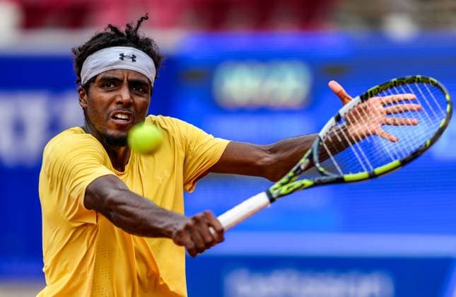 250716 Elias Ymer of Sweden during day 4 of the Nordea Open on July 16, 2025 in Bastad Photo Mathilda Schuler BILDBYRAN kod MA MA0847 tennis atp 250 nordea open bbeng  Copyright: MATHILDAxSCHULER BB250716MA041