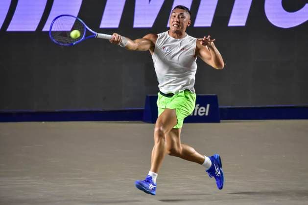 LOS CABOS TENNIS OPEN 2025 LOS CABOS TENNIS OPEN 2025 MCCABE VS ALVAREZ 15072025 LOS CABOS, BAJA CALIFORNIA, MEXICO Photo of Luis Carlos Alvarez of Mexico, during Los Cabos Tennis Open 2025 held at the Mextenis Stadium of the Cabo Sports Complex of Los Cabos, Baja California, Mexico Photo of Luis Carlos Alvarez of Mexico, during Los Cabos Tennis Open 2025 held at the Mextenis Stadium of the Cabo Sports Complex of Los Cabos, Baja California, Mexico PHOTO BY IMAGENSHOP AGENCIA FOTOGRAFICA LOS CABOS BAJA CALIFORNIA MEXICO Copyright: xIMAGENSHOPxAGENCIAxFOTOGRAFICAx
