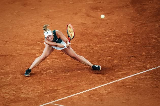 Tennis Women MSC Hamburg Ladies Open WTA 250 Andrei Nastasja Schunk GER vs Dalma Galfi HUN 16 07 2025 Nastasja Schunk Hamburg Tennisstadion am Rothenbaum Hamburg Germany