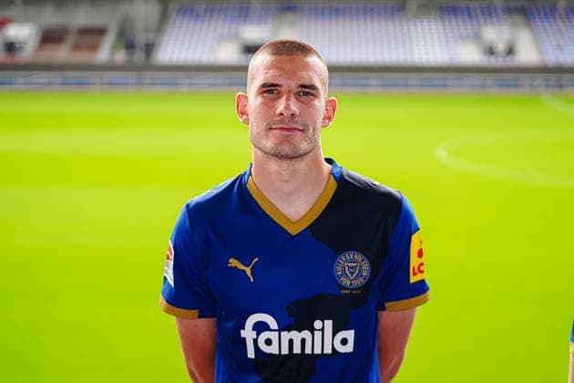 David Zec Holstein Kiel 26 GER, Holstein Kiel, 2 Bundesliga, portraettermin 2025 2026 GER, Holstein Kiel, 2 Bundesliga, portraettermin 2025 2026 Kiel Copyright: xEibner-Pressefoto MarcelxvonxFehrnx EP_MFN