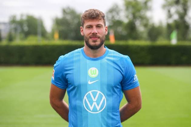 VfL Wolfsburg Photo appointment Wolfsburg, 16 07 2025, Goalkeeper Marius Müller VfL Wolfsburg, 1 Bundesliga, Portrait appointment 2025 2026 Wolfsburg