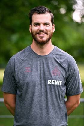 Athletic trainer Max Weuthen 1 FC Köln 1 BL, portrait date 2025 2026