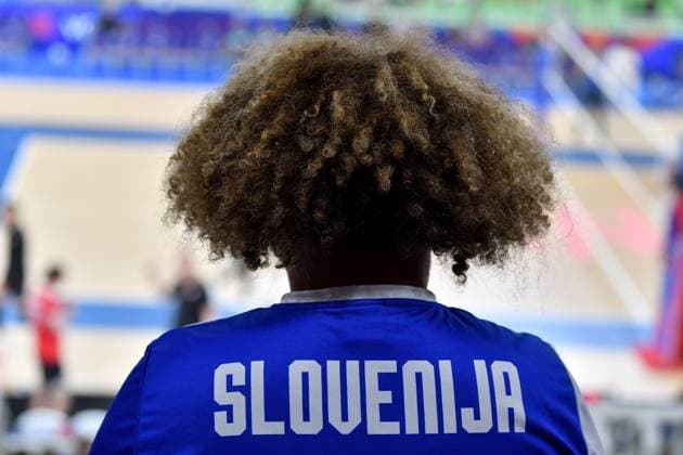 Ljubljana, Slovenia, 16th July 2024: Team Slovenia fan during the IVNL Volleyball Nations League, Week 3 match, between Canada and Slovenia at Arena Stozice, Ljubljana, Slovenia. (Natasa Kupljenik SPP) Copyright: xNatasaxKupljenikx xSPPx SPP_1015867