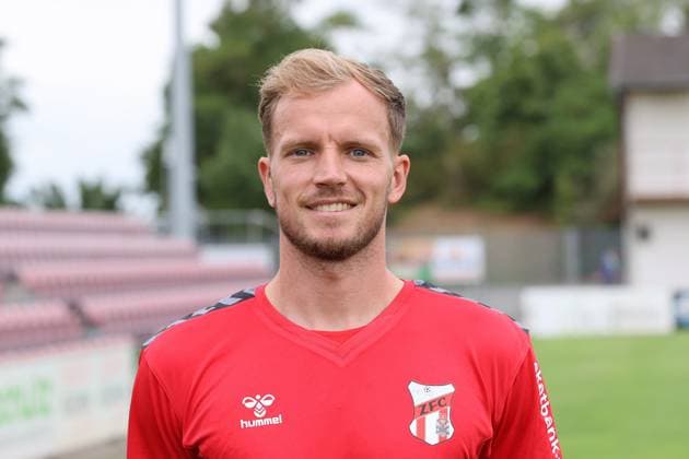 Sport Men Football Soccer Season 2025 26 16 07 2025 Bluechip Arena Meuselwitz ZFC Meuselwitz Team Photo Portrait RenÃ Eckardt Meuselwitz Thueringen Germany