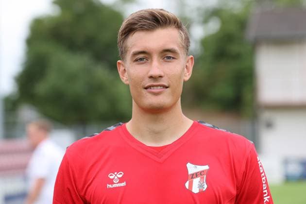 Sport Men Soccer Soccer Season 2025 26 16 07 2025 Bluechip Arena Meuselwitz ZFC Meuselwitz Team Photo Portrait Leon Schmökel Meuselwitz Thueringen Germany