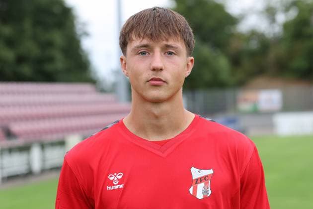 Sport Men Football Soccer Season 2025 26 16 07 2025 Bluechip Arena Meuselwitz ZFC Meuselwitz Team Photo Portrait Nick Seidemann Meuselwitz Thueringen Germany