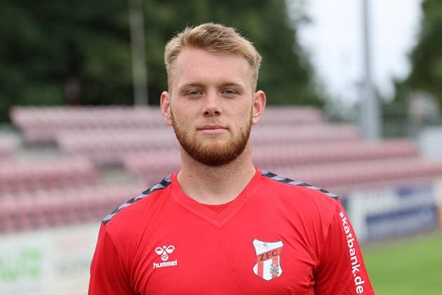 Sport Men Football Soccer Season 2025 26 16 07 2025 Bluechip Arena Meuselwitz ZFC Meuselwitz Team Photo Portrait Jan Halasz Meuselwitz Thueringen Germany