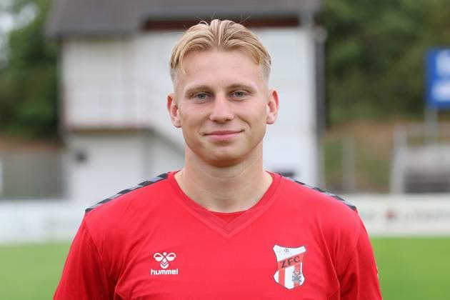 Sport Men Football Soccer Season 2025 26 16 07 2025 Bluechip Arena Meuselwitz ZFC Meuselwitz Team Photo Portrait Felix Rehder Meuselwitz Thueringen Germany