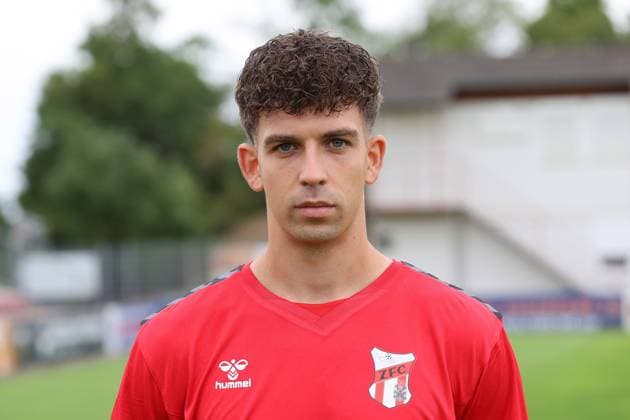 Sport Men Football Soccer Season 2025 26 16 07 2025 Bluechip Arena Meuselwitz ZFC Meuselwitz Team Photo Portrait Christoph Pauling Meuselwitz Thueringen Germany