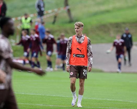 Erik Ahlstrand FC St Pauli Fußball, 1 BL, Saison 2025 2026, Herren, FC St Pauli vs Silkeborg IF DK , 4 1, Testspiel, Saisonvorbereitung DFL REGULATIONS PROHIBIT ANY USE OF PHOTOGRAPHS AS IMAGE SEQUENCES AND OR QUASI VIDEO