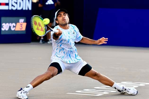 LOS CABOS TENNIS TENNIS OPEN 2025 LOS CABOS TENNIS OPEN 2025 NANDA VS SHAPOVALOV 16072025 LOS CABOS, BAJA CALIFORNIA, MEXICO Photo of Govind Nanda of the USA during singles game of Los Cabos Tennis Open 2025 held at the Mextenis Stadium of the Cabo Sports Complex of Los Cabos, Baja California, Mexico Photo of Govind Nanda of the USA during singles game of Los Cabos Tennis Open 2025 held at the Mextenis Stadium of the Cabo Sports Complex of Los Cabos, Baja California, Mexico PHOTO BY IMAGENSHOP AGENCIA FOTOGRAFICA LOS CABOS BAJA CALIFORNIA MEXICO Copyright: xIMAGENSHOPxAGENCIAxFOTOGRAFICAx