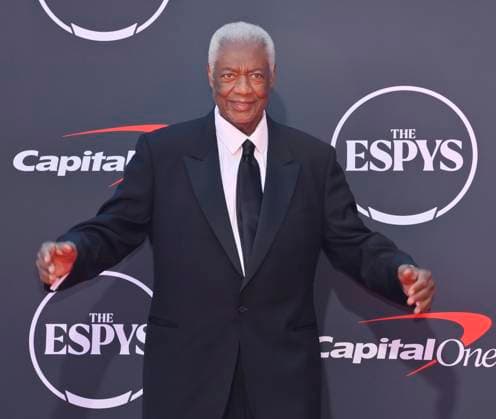 Oscar Robertson attends the ESPY Awards at the Dolby Theatre in the Hollywood section of Los Angeles on Wednesday, July 16, 2025. The annual event honors the top athletes and performances of the year.  LAP2025071616 JIMxRUYMEN