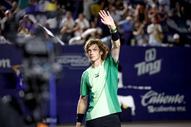 LOS CABOS TENNIS TENNIS OPEN 2025 LOS CABOS TENNIS OPEN 2025 RUBLEV VS HERNANDEZ 16072025 LOS CABOS, BAJA CALIFORNIA, MEXICO Photo of Andrey Rublev of Russia, during singles game of Los Cabos Tennis Open 2025 held at the Estadio Mextenis of the Cabo Sports Complex of Los Cabos, Baja California, Mexico Photo Andrey Rublev of Russia, during singles game of Los Cabos Tennis Open 2025 held at the Estadio Mextenis of the Cabo Sports Complex of Los Cabos, Baja California, Mexico PHOTO BY IMAGENSHOP AGENCIA FOTOGRAFICA LOS CABOS BAJA CALIFORNIA MEXICO Copyright: xIMAGENSHOPxAGENCIAxFOTOGRAFICAx