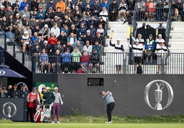 Padraig Harrington plays the opening Tee Shot in the 123rd Open Championship, at Royal Portrush Golf Club. The Open Championship, Wednesday Practice and Previews, Golf, Royal Portrush Golf Club, Portrush, Northern Ireland, UK - 16 Jul 2025Portrush Royal Portrush Northern Ireland United Kingdom EDITORIAL USE ONLY No use with unauthorised audio, video, data, fixture lists, club league logos or live services. Online in-match use limited to 120 images, no video emulation. No use in betting, games or single club league player publications. Copyright: xGreigxCowie Shutterstockx 15400831c