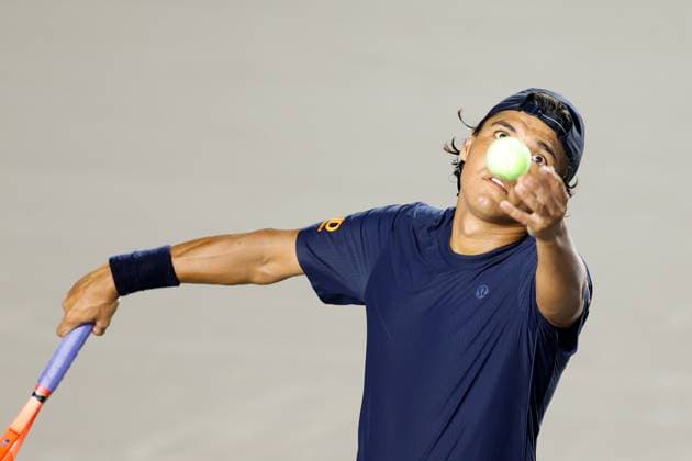 LOS CABOS TENNIS TENNIS OPEN 2025 LOS CABOS TENNIS OPEN 2025 RUBLEV VS HERNANDEZ 16072025 LOS CABOS, BAJA CALIFORNIA, MEXICO Photo of Alejandro Hernandez of Mexico, during singles game of Los Cabos Tennis Open 2025 held at the Estadio Mextenis of the Cabo Sports Complex of Los Cabos, Baja California, Mexico Photo Alejandro Hernandez of Mexico, during singles game of Los Cabos Tennis Open 2025 held at the Estadio Mextenis of the Cabo Sports Complex of Los Cabos, Baja California, Mexico PHOTO BY IMAGENSHOP AGENCIA FOTOGRAFICA LOS CABOS BAJA CALIFORNIA MEXICO Copyright: xIMAGENSHOPxAGENCIAxFOTOGRAFICAx
