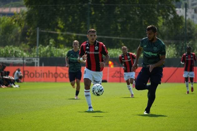 FOOTBALL : OGC Nice vs Aubagne - Match Amical - 16 07 2025 Bouanani Badredine during the French amical football match between OGC Nice and Aubagne FC at training Stadium of Nice, south France, on July 16, 2025. Alejandro Martinez Gonzalez psnewz NICE  Copyright: xAlejandroxMartinezxGonzalez psnewzx