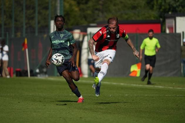 FOOTBALL : OGC Nice vs Aubagne - Match Amical - 16 07 2025 Jansson during the French amical football match between OGC Nice and Aubagne FC at training Stadium of Nice, south France, on July 16, 2025. Alejandro Martinez Gonzalez psnewz NICE  Copyright: xAlejandroxMartinezxGonzalez psnewzx