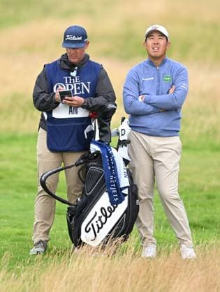 Byeong Hun An on the 1st fairway The Open Golf, Round 1, Royal Portrush Golf Club, County Antrim, Northern Ireland, UK - 17 Jul 2025Portrush Royal Portrush Golf Club Northern Ireland United Kingdom  Copyright: xGreigxCowie Shutterstockx 15402507y