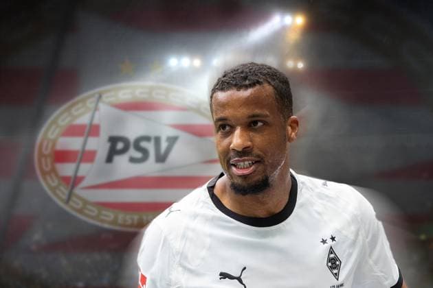 PHOTO montage Alassane PLEA Borussia Moenchengladbach moves to PSV Eindhoven ARCHIVE PHOTO
