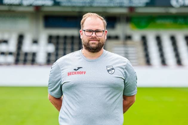 Mirko Leesemann, team manager SC Verl 3 Liga, portrait date 2025 2026 GER, portrait date SC Verl, football, 3 Liga, season 2025 2026, 16 07 2025 GER, portrait date SC Verl, football, 3 Liga, season 2025 2026, 16 07 2025 Verl Copyright: xEibner-Pressefoto JanxRollingerx EP_JSK