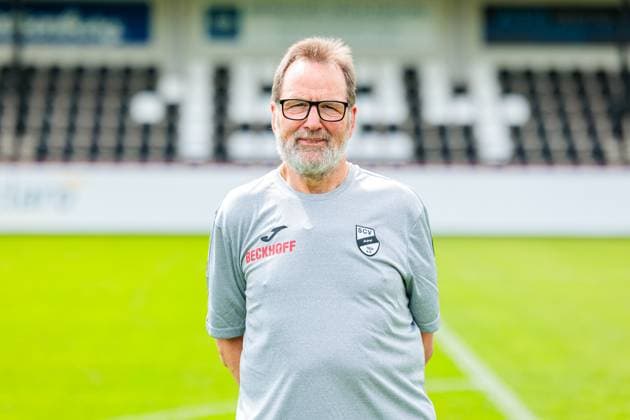 Johannes König, Equipment Manager SC Verl 3 Liga, portrait appointment 2025 2026 GER, portrait appointment SC Verl, football, 3 Liga, season 2025 2026, 16 07 2025 GER, portrait appointment SC Verl, football, 3 Liga, season 2025 2026, 16 07 2025 Verl Copyright: xEibner-Pressefoto JanxRollingerx EP_JSK
