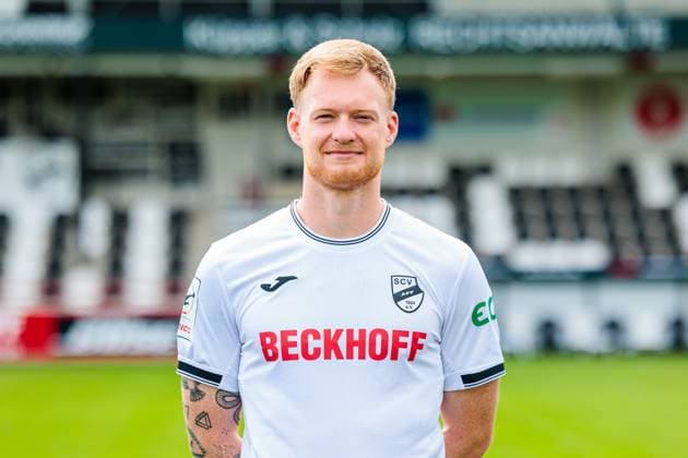Jonas Arweiler SC Verl 3 Liga, Porträttermin 2025 2026 GER, Porträttermin SC Verl, Football, 3 Liga, Season 2025 2026, 16 07 2025 GER, Porträttermin SC Verl, Football, 3 Liga, Season 2025 2026, 16 07 2025 Verl Copyright: xEibner-Pressefoto JanxRollingerx EP_JSK