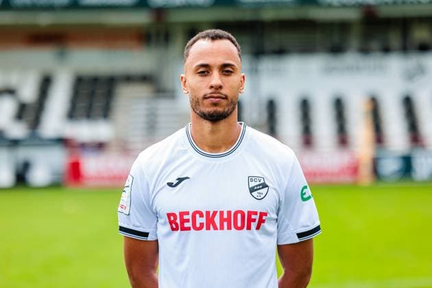 Tobias Knost SC Verl 3 Liga, Porträttermin 2025 2026 GER, Porträttermin SC Verl, Football, 3 Liga, Season 2025 2026, 16 07 2025 GER, Porträttermin SC Verl, Football, 3 Liga, Season 2025 2026, 16 07 2025 Verl Copyright: xEibner-Pressefoto JanxRollingerx EP_JSK