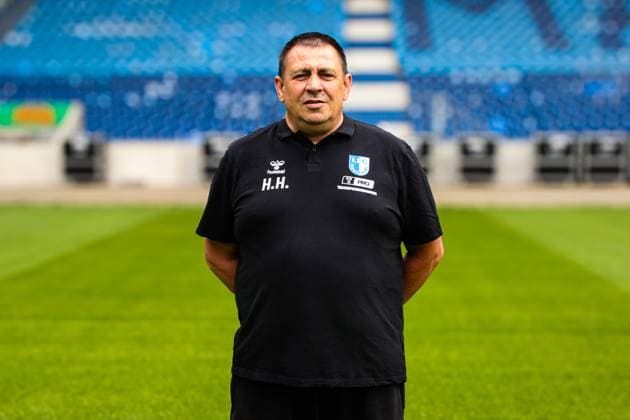 Team manager equipment manager Heiko Horner, 1 FC Magdeburg 2 Football Bundesliga portrait appointment 2 BL 2025 2026 official photo appointment 1 FC Magdeburg in the Avnet Arena in Magdeburg portrait, portrait, single picture, Germany, football, men, GER, 16 07 2025 Christian Schroedter