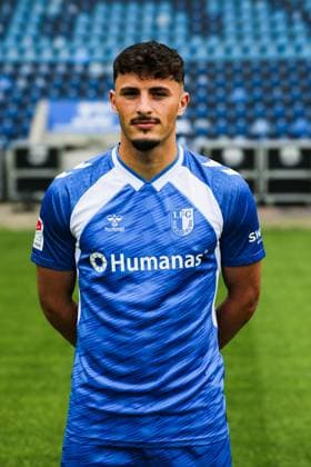 Eldin Dzogovic, 1 FC Magdeburg 2 Soccer Bundesliga portrait appointment 2 BL 2025 2026 official photo appointment 1 FC Magdeburg in the Avnet Arena in Magdeburg portrait, portrait, single picture, Germany, Soccer, Men, GER, 16 07 2025 Christian Schroedter