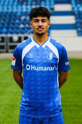Laurin Ulrich, 1 FC Magdeburg 2 Soccer Bundesliga portrait appointment 2 BL 2025 2026 official photo appointment 1 FC Magdeburg in the Avnet Arena in Magdeburg portrait, portrait, single picture, Germany, soccer, men, GER, 16 07 2025 Christian Schroedter