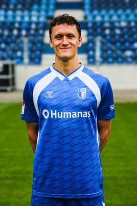 Martijn Kaars, 1 FC Magdeburg 2 Soccer Bundesliga portrait appointment 2 BL 2025 2026 official photo appointment 1 FC Magdeburg in the Avnet Arena in Magdeburg portrait, portrait, single image, Germany, Soccer, Men, GER, 16 07 2025 Christian Schroedter